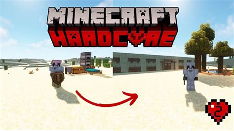 ผมสรางบานททะเลทรายสดอนตรายในMinecraft Hardcore I Minecraft Desert