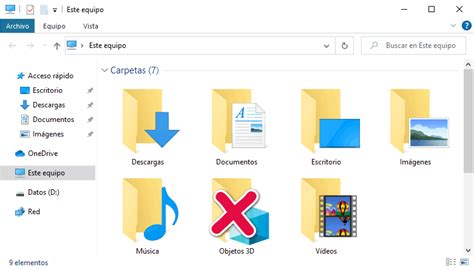 C Mo Quitar La Carpeta Objetos D De Este Equipo En Windows