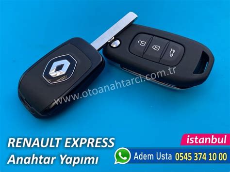 Renault Express e Özel Anahtar Çözümleri Yedek Oto Anahtar