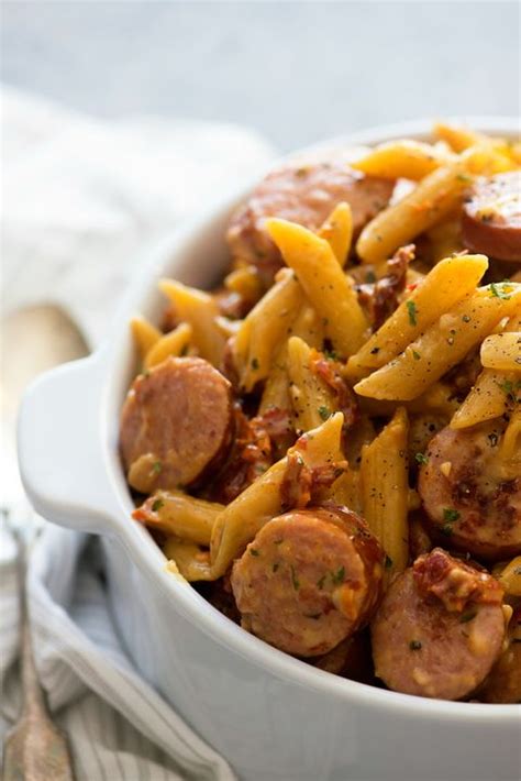 Best Sun Dried Tomato And Sausage Pasta Recipe How To Make Sun Dried Tomato And Sausage Pasta—