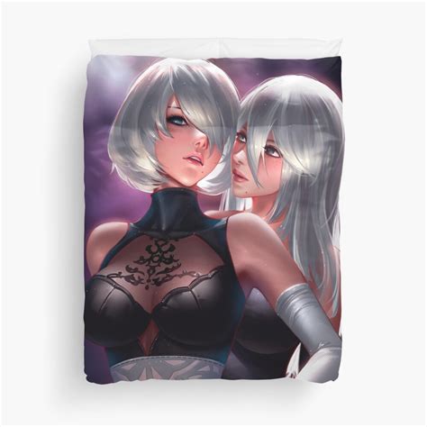Hot YoRHa B And A Lewd Sexy Thighs Thicc Boobs Nier Automata Anime Hentai Android Girls Yuri