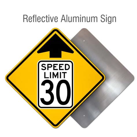 Reduced Speed Limit 30 Mph Sign W3 5 Shop Now W Fast Shipping