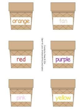 Ice Cream Cone Color Match By The Treasured Schoolhouse Tpt