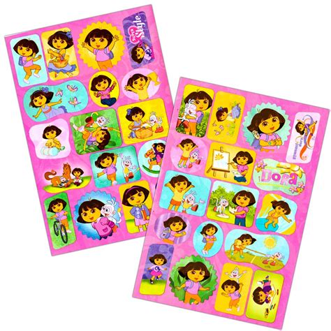 Dora The Explorer Giant Coloring Book With Stickers Pages By