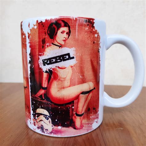 Rebel Princess Leia Organa Mug Oz Star Wars Inspired Sexy Naked Leia Coffee Mug Starwars