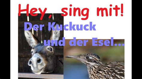 𓃘 Der Kuckuck und der Esel Kinder u Volkslieder