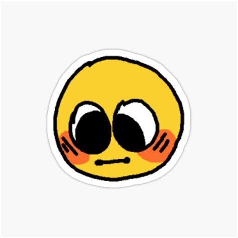 "Baby Face Emoji " Sticker for Sale by wackyattack | Redbubble