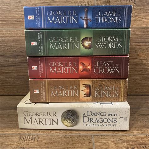 The Game Of Thrones Books In Order A Song Of Ice And Fire Series ...