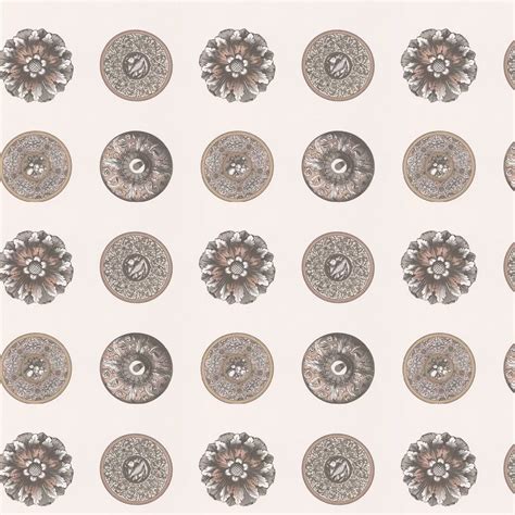 Ceiling Rose By Timney Fowler Neutral Wallpaper Wallpaper Direct