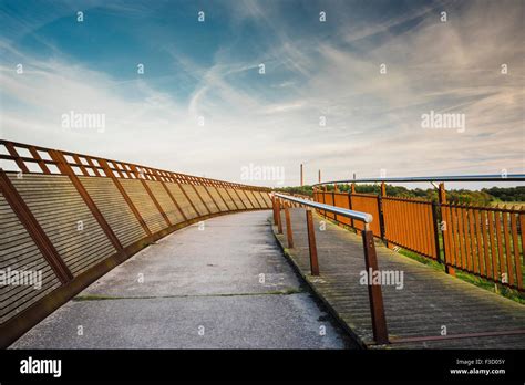 Shanks Millennium Bridge Nene North Bank Peterborough Cambridgeshire