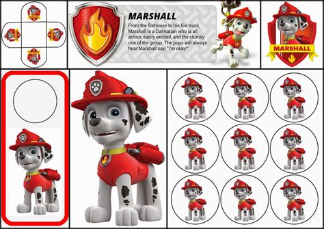 Printable Marshall Paw Patrol