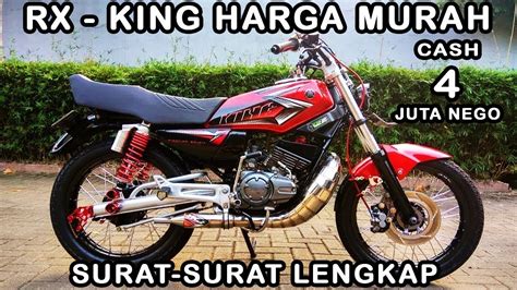 HARGA MOTOR BEKAS RX KING MURAH MULAI 4 JUTA TERBARU 2023 YouTube