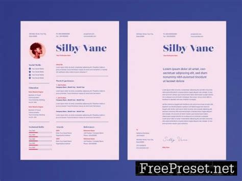 Simple Resume Layout 2260540