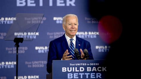 Biden Says Post Pandemic Economy Can Fight Racial Inequality