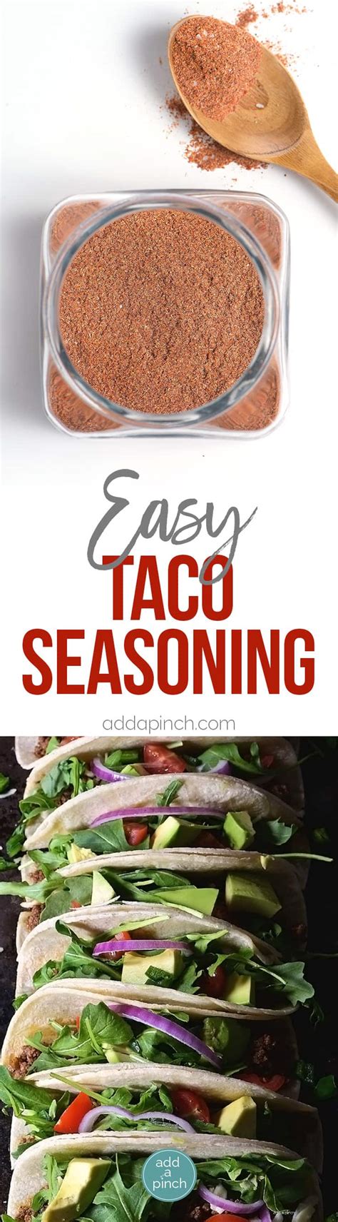 Homemade Taco Seasoning Recipe Add A Pinch