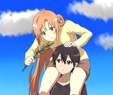 Asuna and Kirito by Wilczurix on DeviantArt