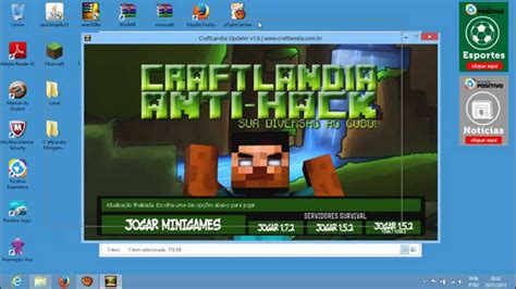 Como Baixar E Jogar No Launcher Minigames ANTI HACK Da Craftlandia