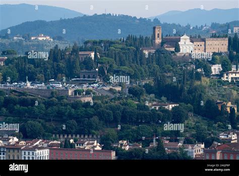 Piazzale Michelangelo And Romanesque Basilica Di San Miniato Al Monte