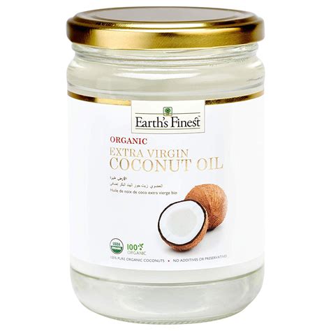 Earth Finest Organic Virgin Coconut Oil Ml Delice Store