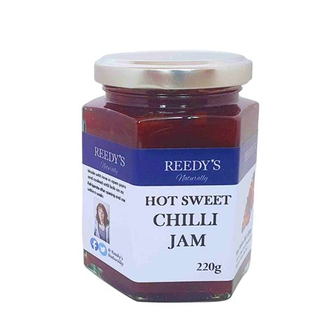 Hot Sweet Chilli Jam Reedy S Naturally