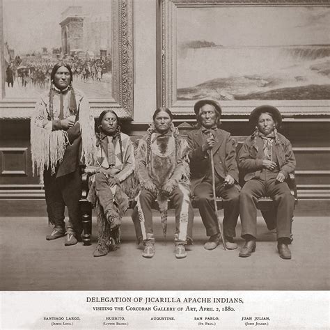 Jicarilla Apache Delegation Of 1880 Apache Native American Native