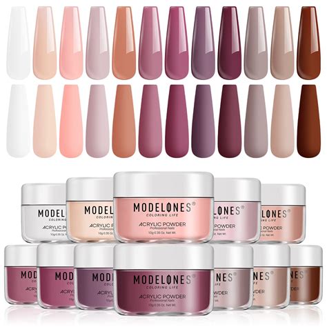 Amazon Modelones Acrylic Powder Set Colors Acrylic Nail Powder