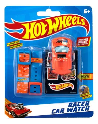Reloj De Juguete Racer Car Watch Hot Wheels Color Naranja MercadoLibre