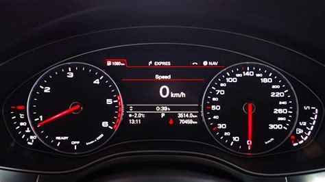 Audi A6 2016 Speedometer Display Functions YouTube