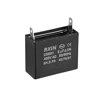 Buy Uxcell Cbb Run Capacitor V Ac Uf Pin Metallized