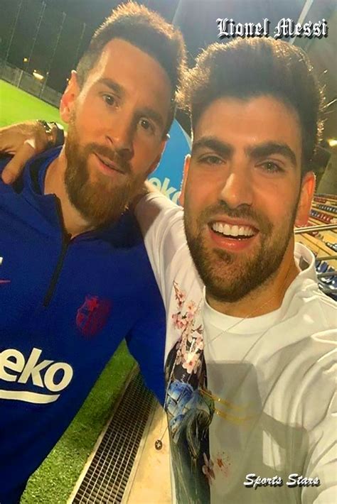 Leo Messi Takes A Selfie With A Fan