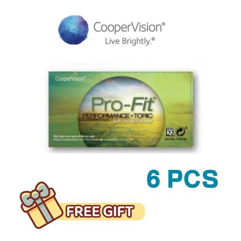 Cooper Vision Pro Fit Performance Toric Monthly Disposable Pcs My