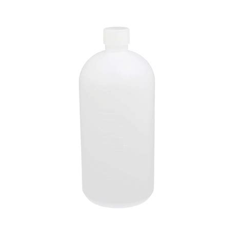 Buy IIVVERR 1L HDPE Plastic Clear White Narrow Mouth Liquid Reagent