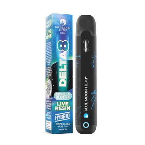 Blue Moon Hemp Live Resin Delta 8 Thc Disposable Vape Pen