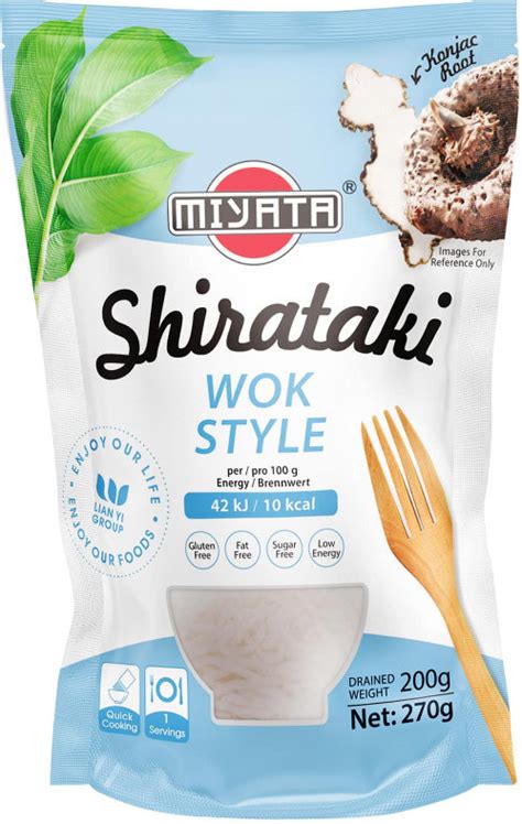 Miyata Konjakové nudle shirataki WOK 270 g od 37 Kč Heureka cz