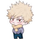 Bakugou Katsuki Telegram Sticker English