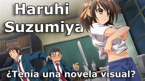 HARUHI SUZUMIYA tenía una NOVELA VISUAL The promise of Haruhi