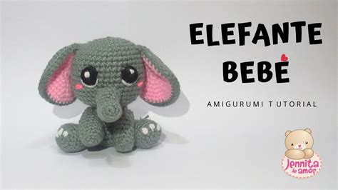 ELEFANTE Amigurumi Tutorial paso a paso patrón en Descripción crochet