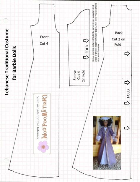 Simple Doll Dress Pattern