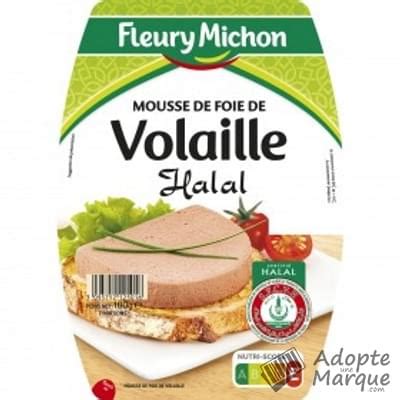 Fleury Michon Mousse De Foie De Volaille Halal La Barquette De G