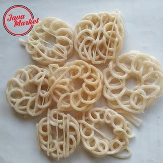 Jual Kerupuk Keriting Kecil Mentah Krupuk Mawar Putih Rasa Bawang Enak