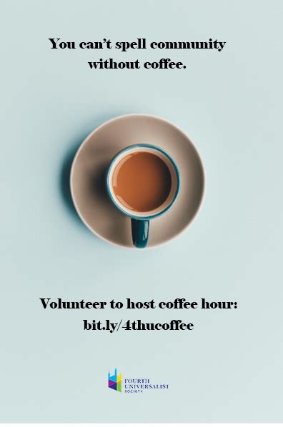 Fourth Universalist Coffee Hour Sign Up Fourth Universalist Society