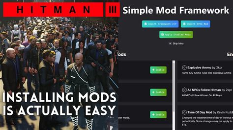 How To Easily Install Hitman Mods Updated Tutorial In Description