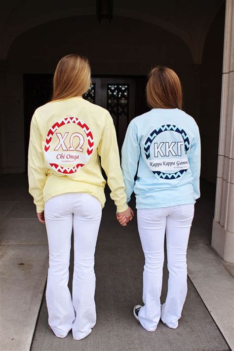 Super cute long sleeve sorority shirt | Chi Omega | Pinterest