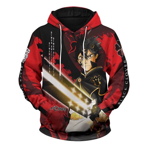 Black Clover Hoodie Asta 3d Unisex Pullover Hoodie Black Clover