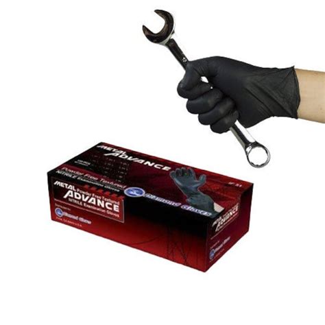 Black Nitrile Gloves 5mil Advance Disposable IF51 10 Packs of 100 - Etsy