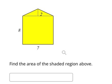 Solved Find The Area Of The Shaded Region Above