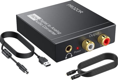 PROZOR 192 kHz convertidor de audio digital a analógico DAC digital