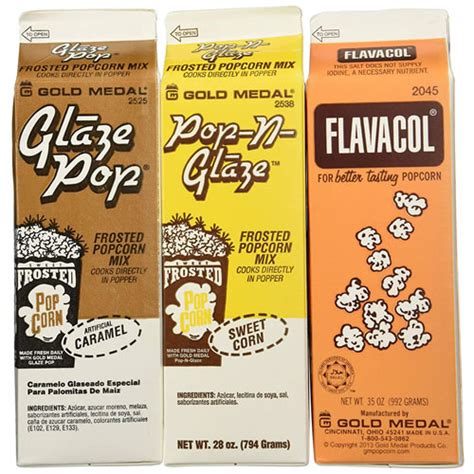 Flavacol Salt And Glaze Pop Flavoring Stir Crazy Popcorn Poppers