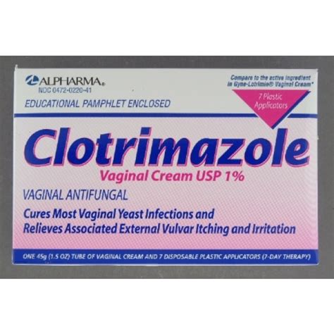 Clotrimazole Vaginal Cream 1 Rx Products