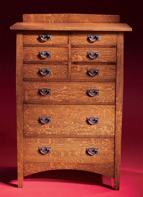 Craftsman Chest Of Drawers Plans Woodworking Tools Homemade